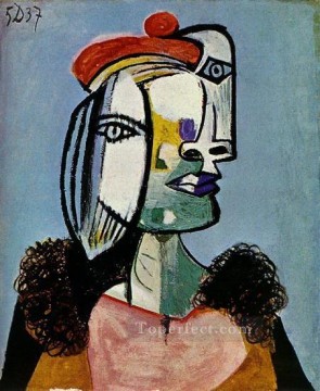 パブロ・ピカソ Painting - 肖像画 女性 1 1937 キュビズム パブロ・ピカソ